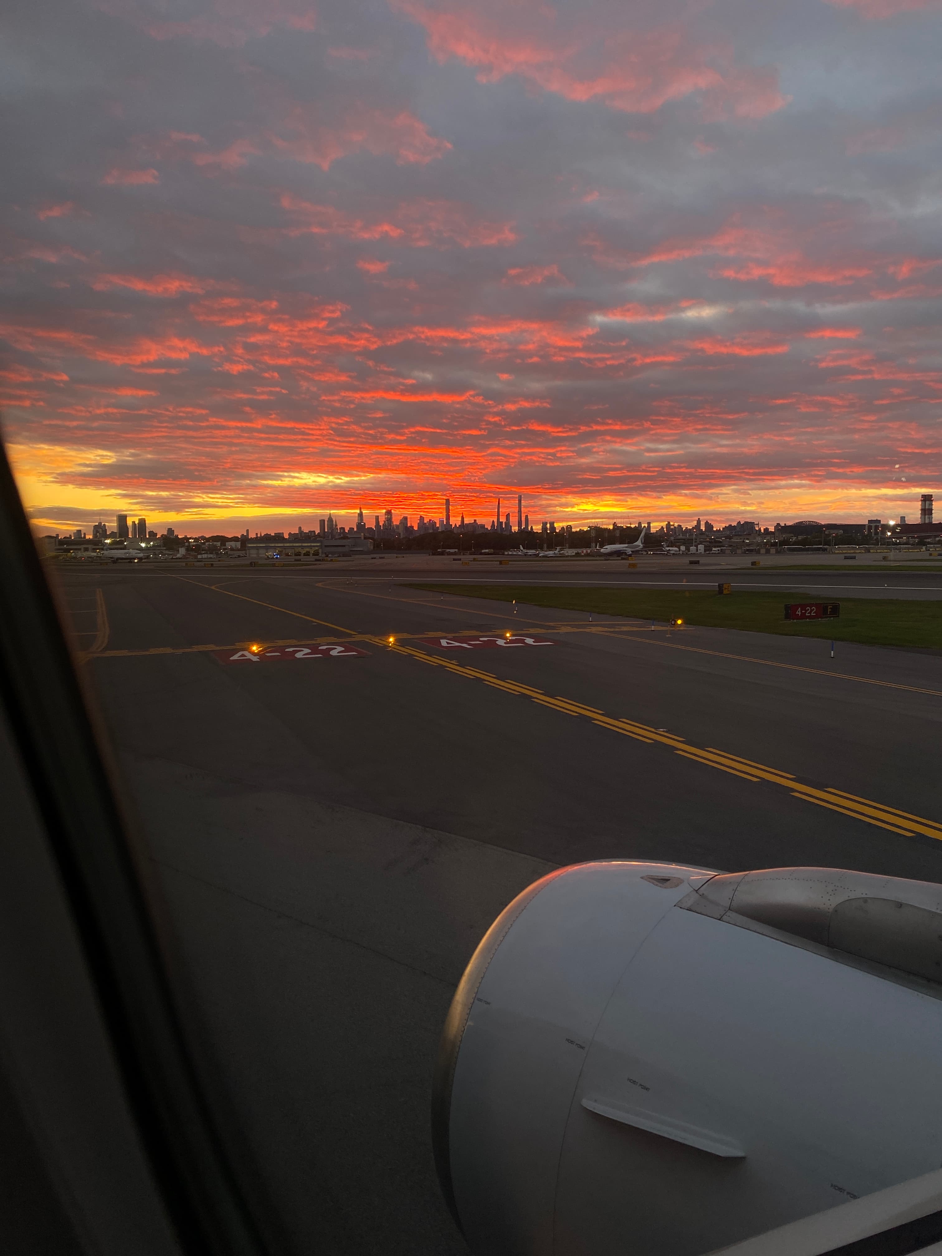 Sunset at Laguardia Airport
